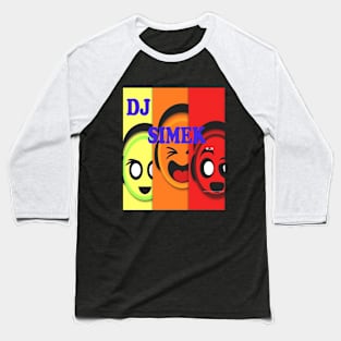 Logo ``Dj Simek´´ #3 Baseball T-Shirt